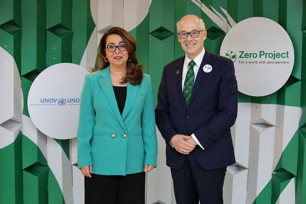 Ghada Waly and Martin Essl at #ZeroCon23