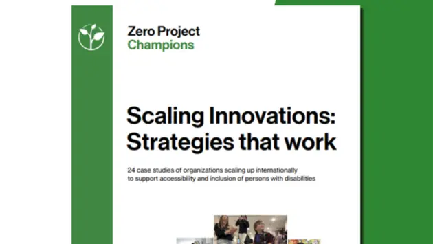 A screenshot of the "Scaling Innovations" publication cover