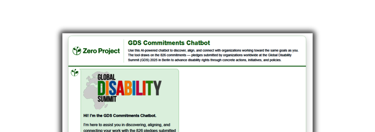 A screenshot of the Chatbot